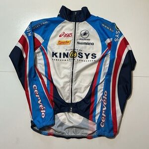 Squadra Team Division Shimano Cervelo Bike Cycling Racing Full Zip Jacket